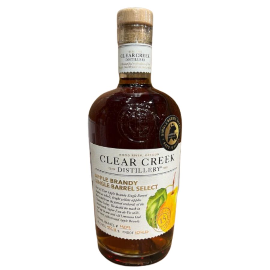 15 Year Clear Creek Cask Strength Apple Brandy Aficionados Group Selection