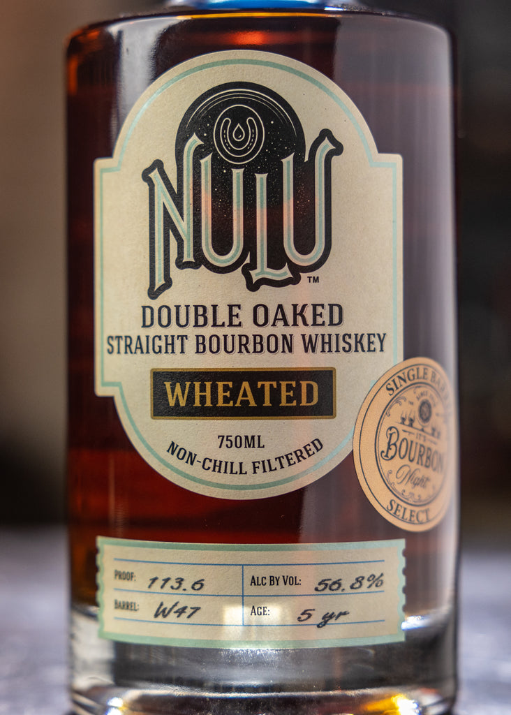 Nulu W47 Double Oaked Wheated Bourbon It's Bourbon Night Private Selection "Nulu Noir: The Wheat Smell of Success"