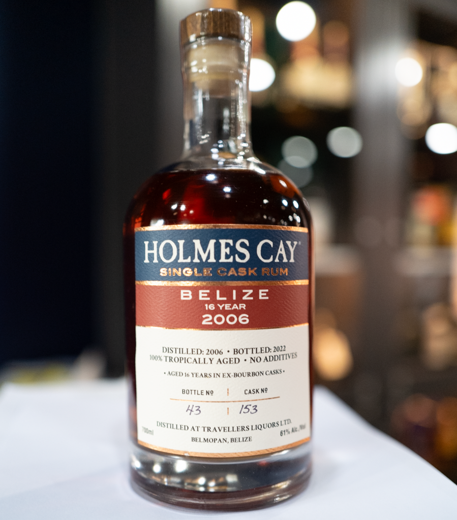 Belize 2006 Holmes Cay 16yr8mo Single Cask #153 Barrel Strength Rum r/Bourbon Private Selection