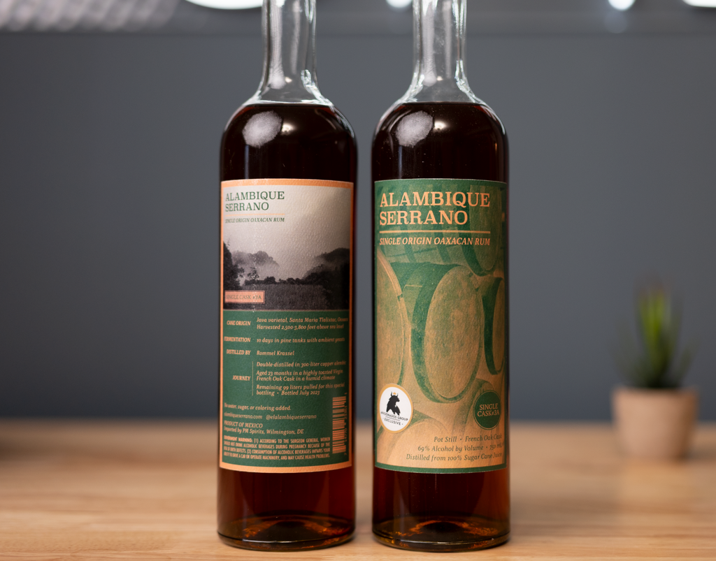 Alambique Serrano Single Origin Oaxacan Rum #3A 23mo Aged - Aficionados Group Exclusive Selection