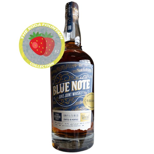 Blue Note #17966 Uncut Single Barrel Bourbon "Soda Fountain Collection #2: Strawberry Smash” r/Bourbon Private Selection