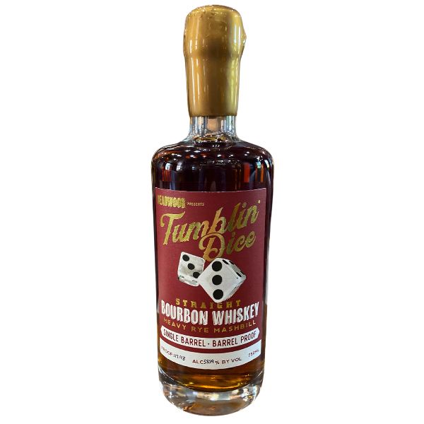 Tumblin Dice 6yr 58.99% Single Barrel Bourbon r/Bourbon Private Barrel Selection