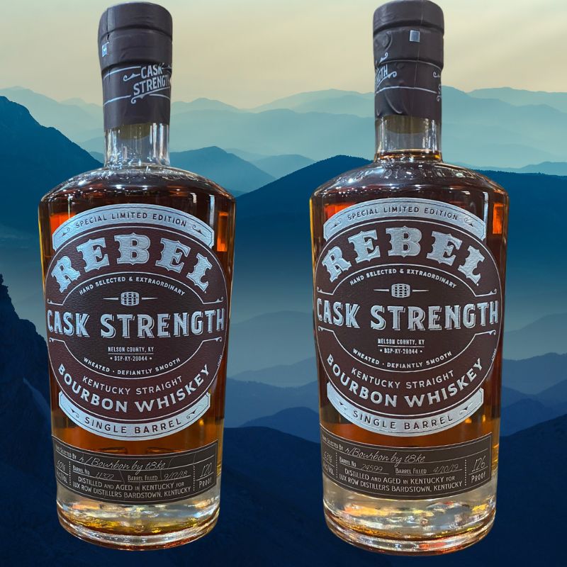 Rebel Cask Strength Wheated Bourbon "Peaks" Collection