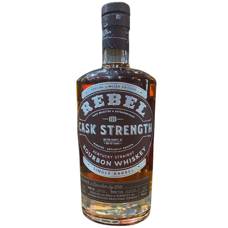 Rebel Cask Strength Wheated Bourbon #24599 (126 Proof) Limited Edition “K2” r/Bourbon Single Barrel Selection