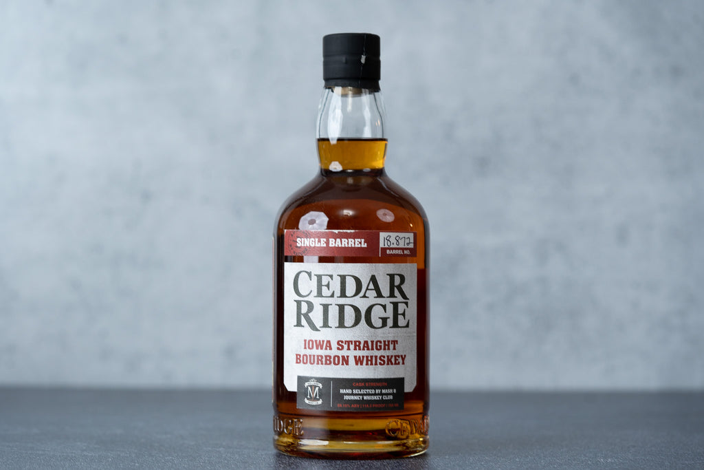 Cedar Ridge Single Barrel Cask Strength Bourbon Mash & Journey Private Selection