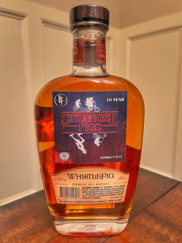WhistlePig 10 Year Single Cask Rye Bourbon Finds "Stranger Pigs" Private Selection