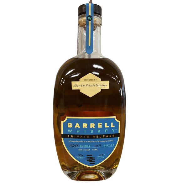 Barrell AQ58 63% ABV Private Release Ratafia de Champagne r/Bourbon Private Barrel Selection