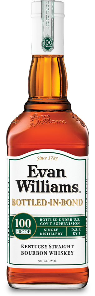 Evan Williams Straight Bourbon White Label Bottled In Bond