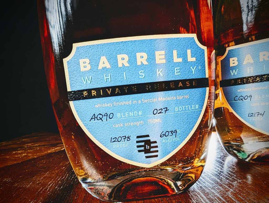 Barrell Private Release Whiskey AQ90 Sercial Madeira Finish Mash & Journey Private Selection