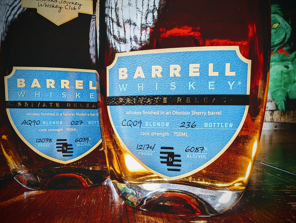 Barrell Private Release Whiskey CQ09 Oloroso Sherry Finish Mash & Journey Private Selection
